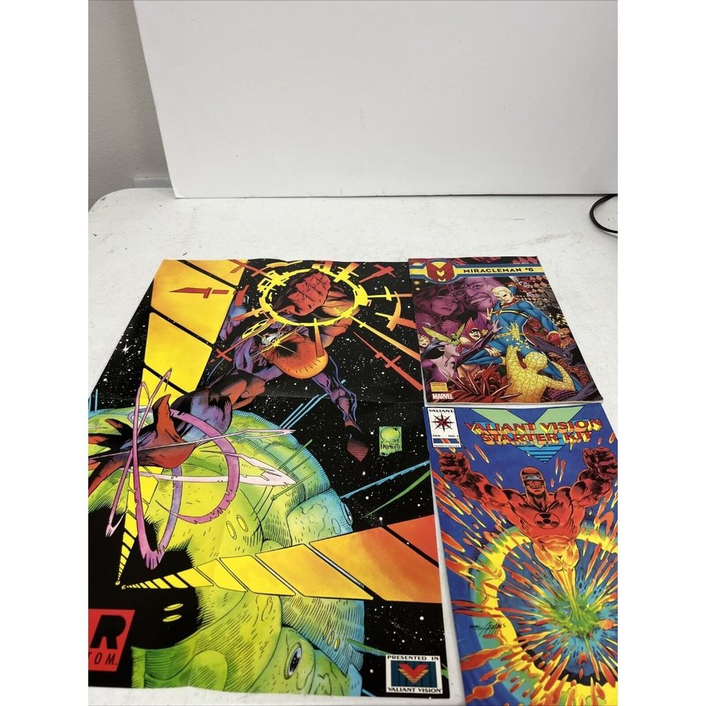 Comic book Lot Miracleman #6 Valiant Vision Solar Man Of The Atom Poster